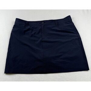 Eddie Bauer Womens Size 16 Adventurer 2.0 Skort Navy Blue Pockets